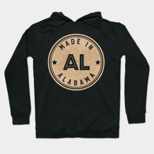 Made In Alabama AL State USA Hoodie